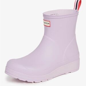 Hunter Women's Original Play Boot Short/Mid Rain, Mauve, 8 US